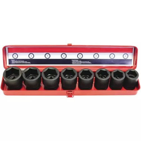 DOUILLES A CHOC 3/4" PRO 6 PANS COFFRET DE 8 P - ref. 252656 | TP Agri