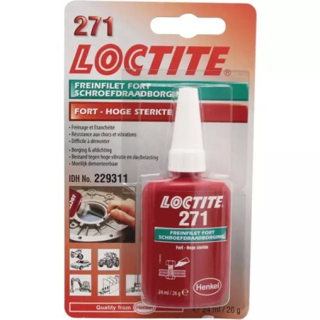 FREIN FILET FORT 271 FLACON 24 ML LOCTITE - ref. 1982431 | TP Agri