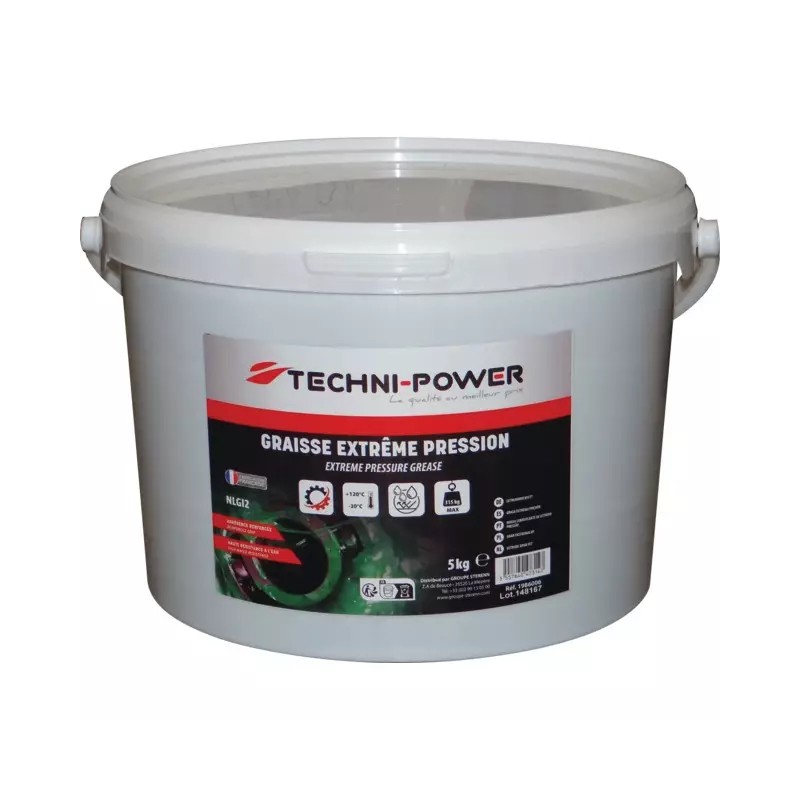 GRAISSE EXTREME PRESSION SEAU 5KG TECHNI-POWE - ref. 1986006 | TP Agri