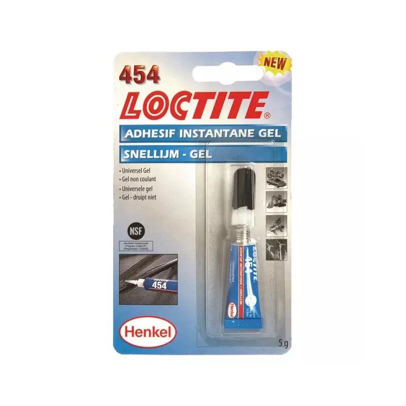 COLLE INSTANTANEE GEL 454 TUBE 5GR LOCTITE - ref. 1982407 | TP Agri