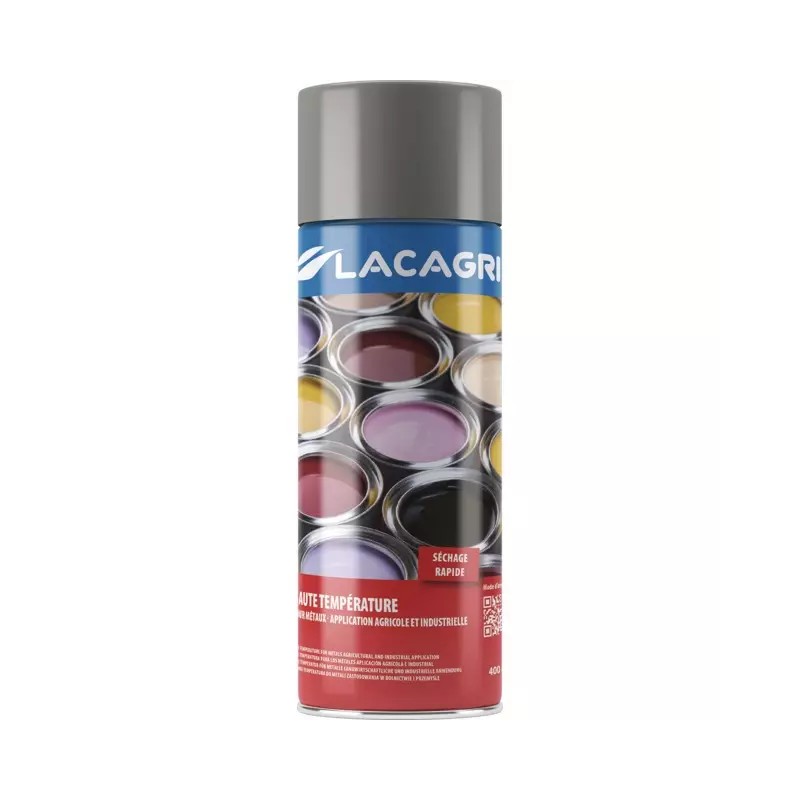 PEINTURE HAUTE TEMPERATURE ALUMINIUM AEROSOL 4 - ref. 237597 | TP Agri