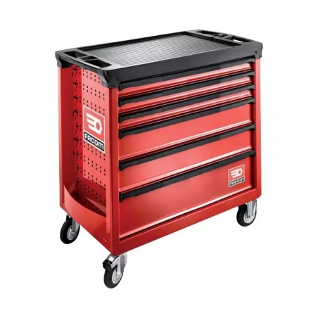 SERVANTE ROLL M4 6 TIROIRS ROUGE FACOM - ref. 1911718 | TP Agri