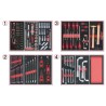 COMPOSITION D'OUTILS 4 TIROIRS POUR SERVANT - ref. KS7140173 | TP Agri
