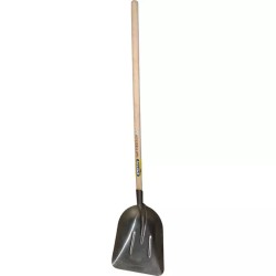 PELLE ALUMINIUM EXTRA CREUSE 37CM MANCHE BOIS - ref. 202495 | TP Agri