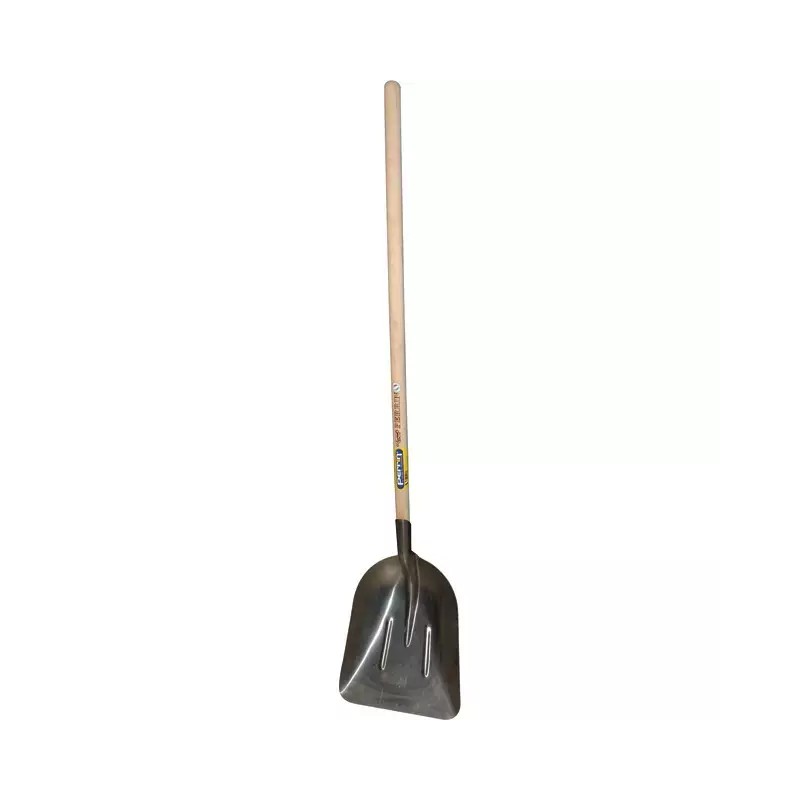 PELLE ALUMINIUM EXTRA CREUSE 37CM MANCHE BOIS - ref. 202495 | TP Agri