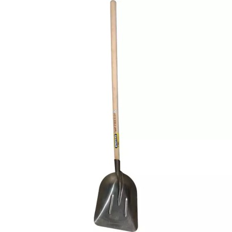 PELLE ALUMINIUM EXTRA CREUSE 37CM MANCHE BOIS - ref. 202495 | TP Agri