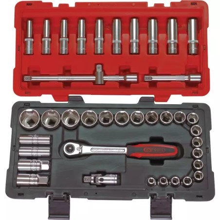 DOUILLES ET ACCESSOIRES 1/2" ULTIMATE COFFR - ref. KS9220639 | TP Agri