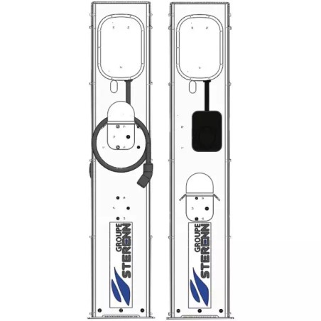SUPPORT DE FIXATION POUR BORNE CHARGEUR DE VEH - ref. 453030 | TP Agri