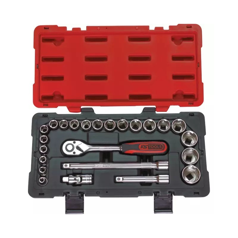 DOUILLES ET ACCESSOIRES 1/2" ULTIMATE COFFR - ref. KS9220623 | TP Agri
