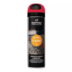 TRACEUR DE CHANTIER ROUGE FLUORESCENT 500ML - ref. 21312410 | TP Agri