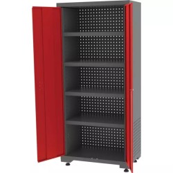 ARMOIRE DE RANGEMENT HAUTE A 4 ETAGERES - ref. KS8108058SN | TP Agri