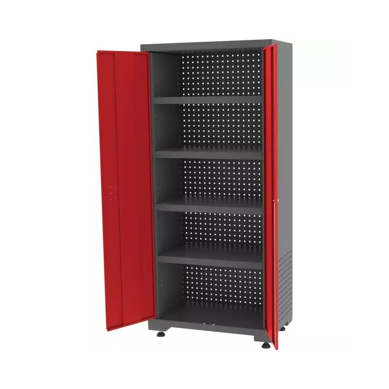 ARMOIRE DE RANGEMENT HAUTE A 4 ETAGERES - ref. KS8108058SN | TP Agri