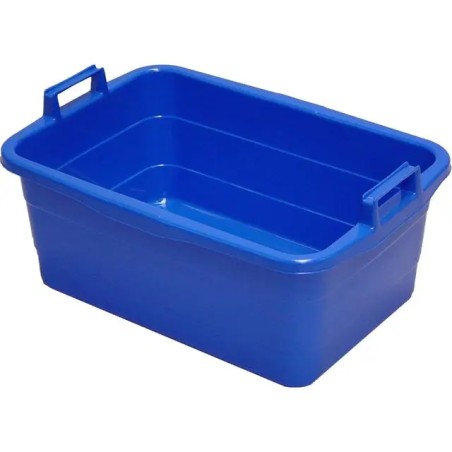 BAC RECTANGLE PVC 45 LITRES BLEU - ref. 2815151 | TP Agri