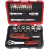 DOUILLES ET ACCESSOIRES 1/4" ULTIMATE COFFR - ref. KS9220626 | TP Agri