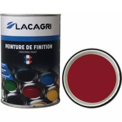 PEINTURE DE FINITION ROUGE RUBIS POT 1L LACAG - ref. 1676514 | TP Agri