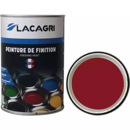 PEINTURE DE FINITION ROUGE RUBIS POT 1L LACAG - ref. 1676514 | TP Agri