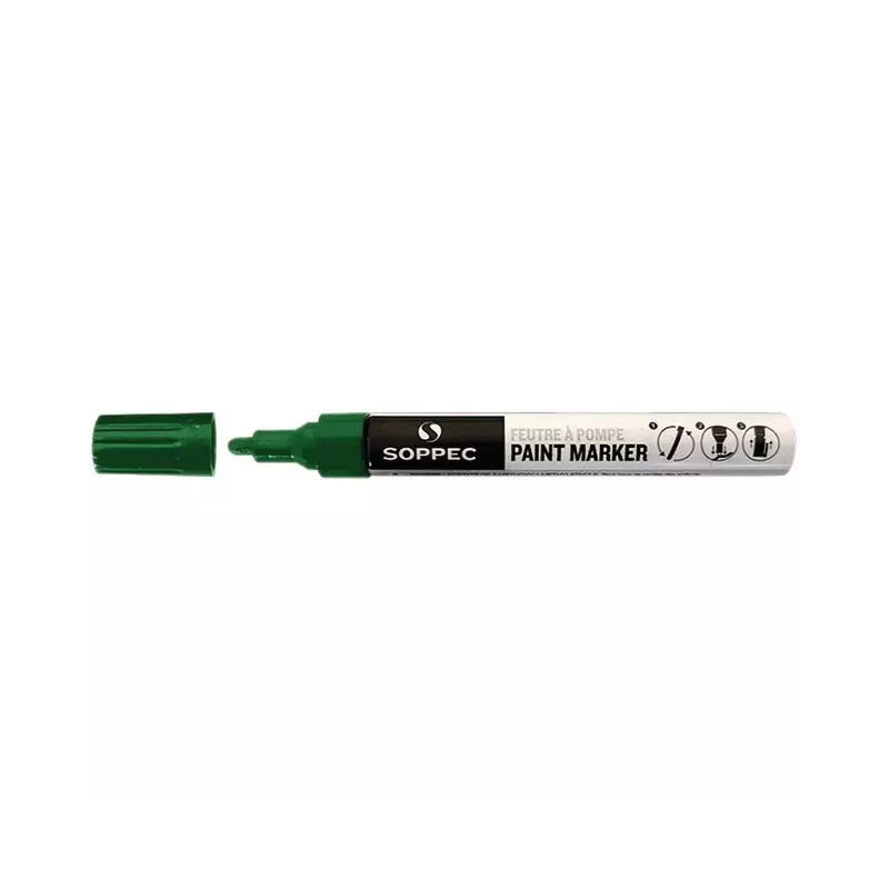 FEUTRE A POMPE POUR MARQUAGE VERT 10ML - ref. 21312331 | TP Agri