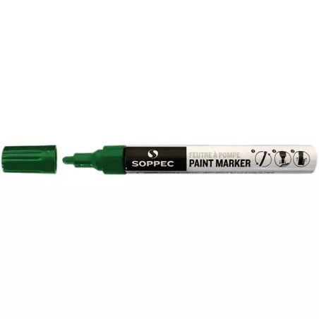 FEUTRE A POMPE POUR MARQUAGE VERT 10ML - ref. 21312331 | TP Agri