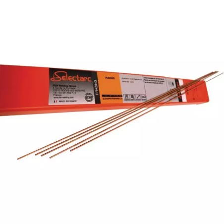 BAGUETTE BRASURE CUIVRE PHOSBRAZ PAG60 ARGENT - ref. 1930431 | TP Agri