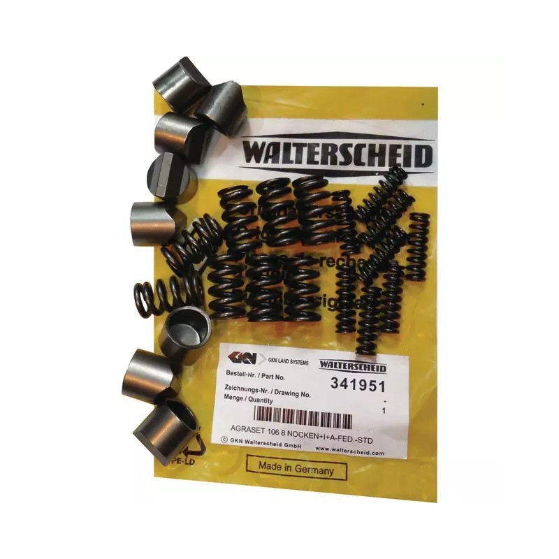KIT 8 CAMES + RESSORTS AGRASET 106 - ref. WAL014106 | TP Agri