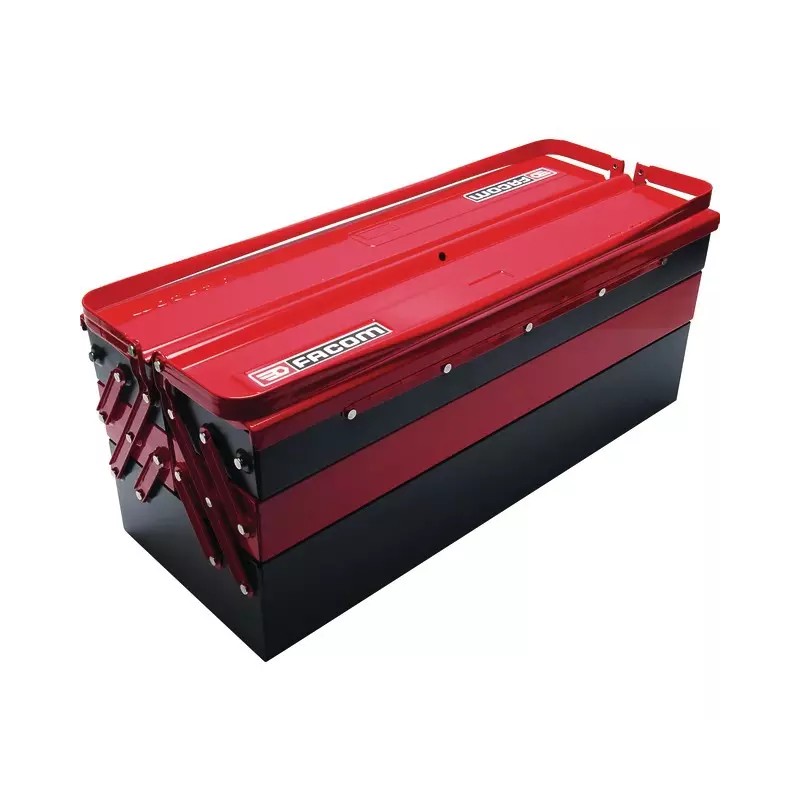 BOITE A OUTILS METAL 5 COMPARTIMENTS 560X220X - ref. 1911703 | TP Agri