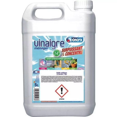 VINAIGRE 14° CONCENTRE BIDON DE 5L - ref. 3132321 | TP Agri