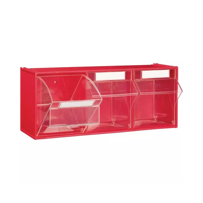 MODULE ROUGE 3 CASIERS BASCULANTS TRANSPARENT - ref. 9033615 | TP Agri