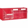 MODULE ROUGE 3 CASIERS BASCULANTS TRANSPARENT - ref. 9033615 | TP Agri