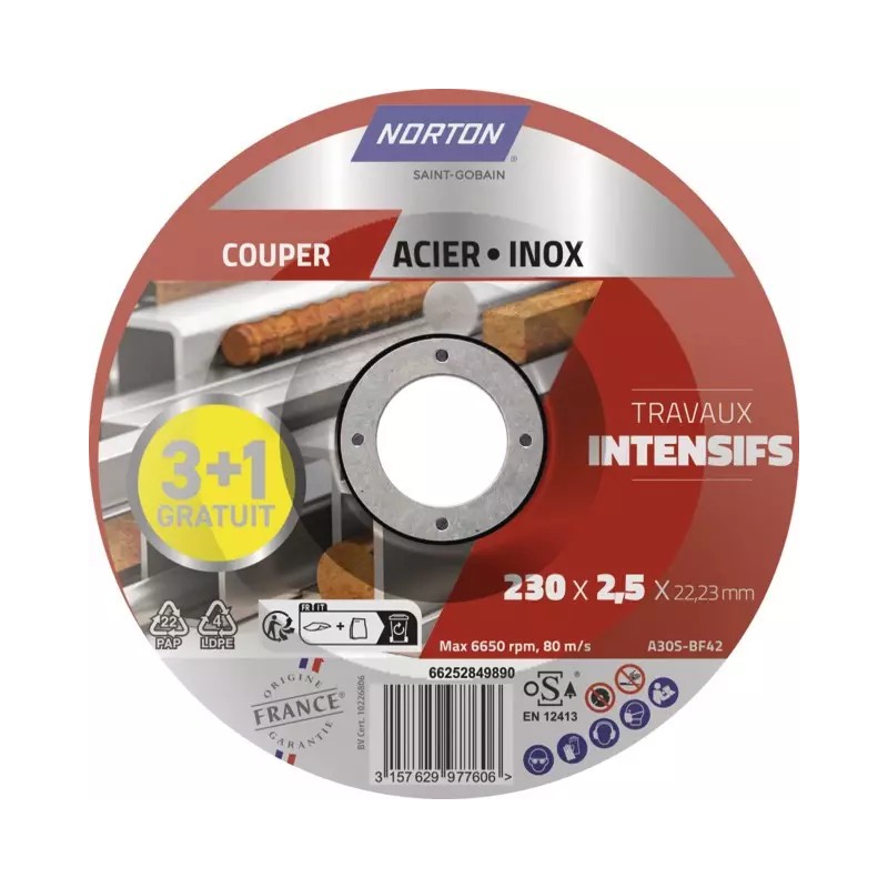 DISQUE A TRONCONNER METAL INOX MOYEU DEPORTE - ref. 1925870 | TP Agri
