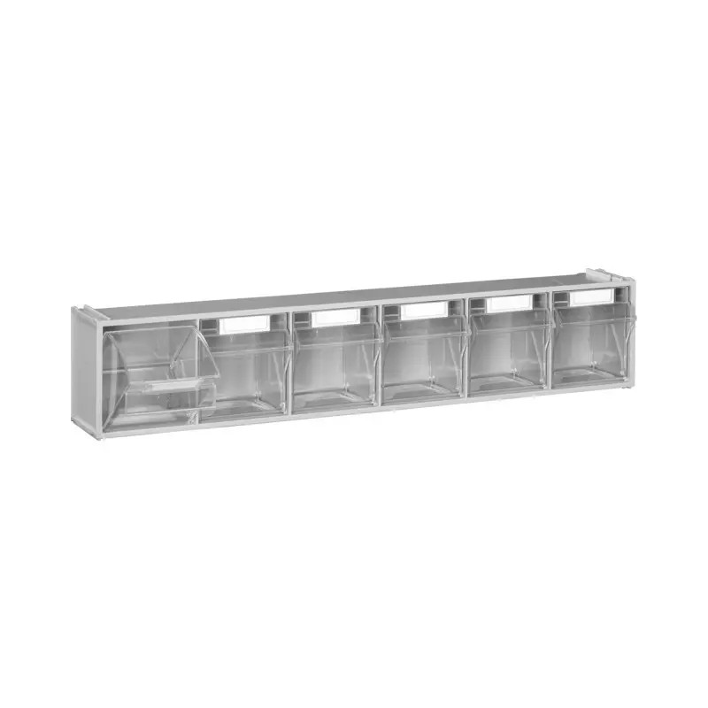 MODULE GRIS 6 CASIERS BASCULANTS TRANSPARENTS - ref. 9033622 | TP Agri