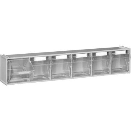MODULE GRIS 6 CASIERS BASCULANTS TRANSPARENTS - ref. 9033622 | TP Agri