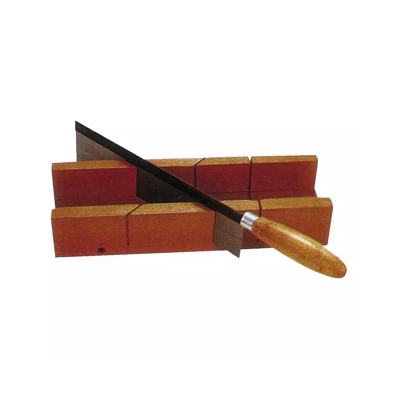 BOITE A ONGLET BOIS AVEC SCIE A DOS 300 MM - ref. 3610414 | TP Agri