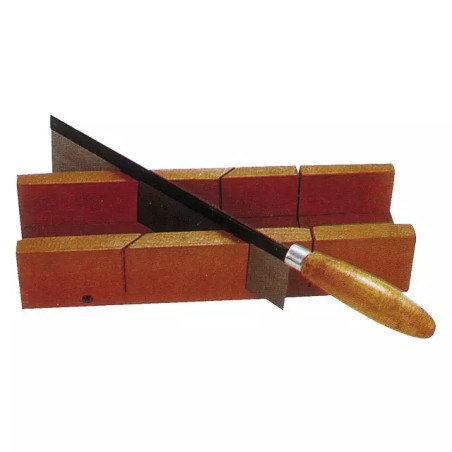 BOITE A ONGLET BOIS AVEC SCIE A DOS 300 MM - ref. 3610414 | TP Agri