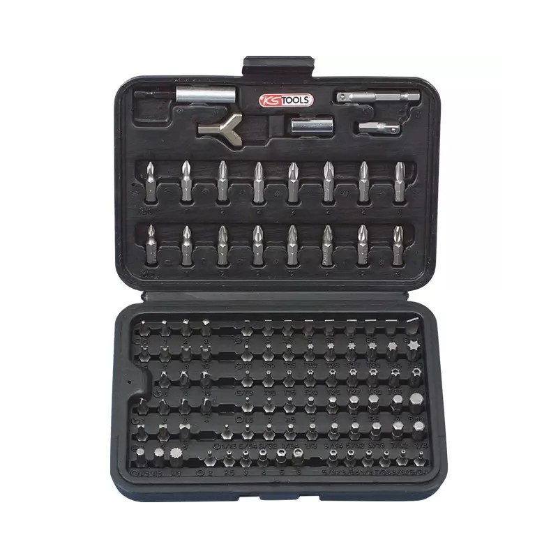 EMBOUTS DE VISSAGE 1/4" COFFRET DE 95 embou - ref. KS9112026 | TP Agri