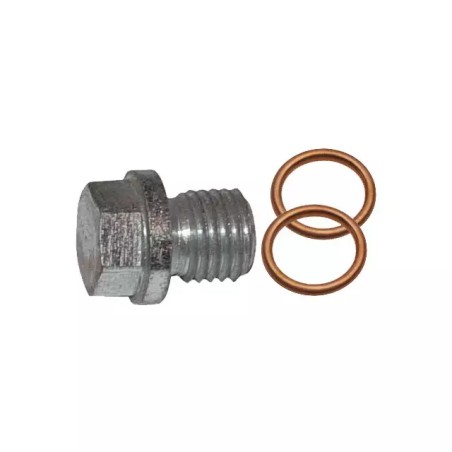 BOUCHON VIDANGE 12X150 + 2 JOINTS BLISTER - ref. 4135510 | TP Agri