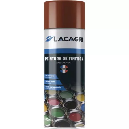 PEINTURE DE FINITION BRUN ROUGE AEROSOL 400ML - ref. 1676293 | TP Agri