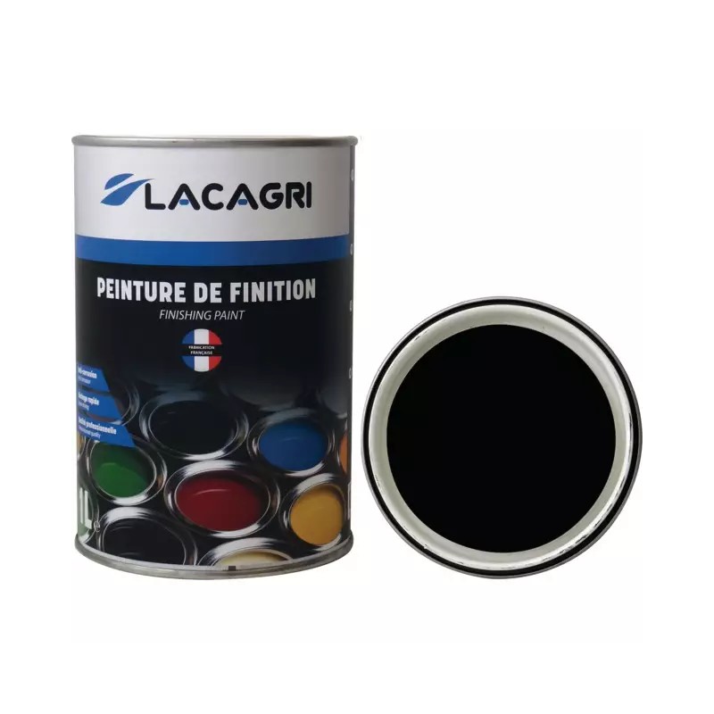 PEINTURE DE FINITION NOIR POT 1L LACAGRI - ref. 1676561 | TP Agri
