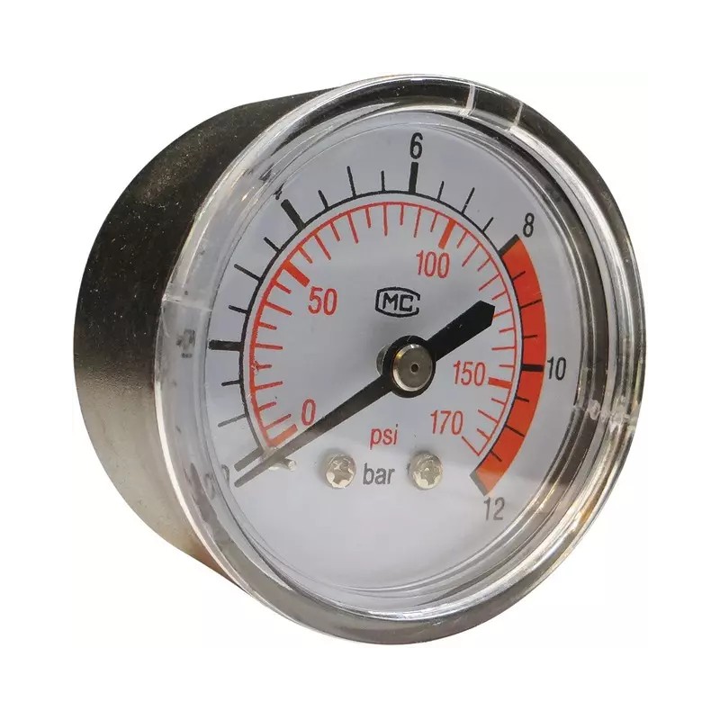 MANOMETRE Ø 42 MM 12 BAR POUR COMPRESSEUR 50 - ref. 1940260 | TP Agri