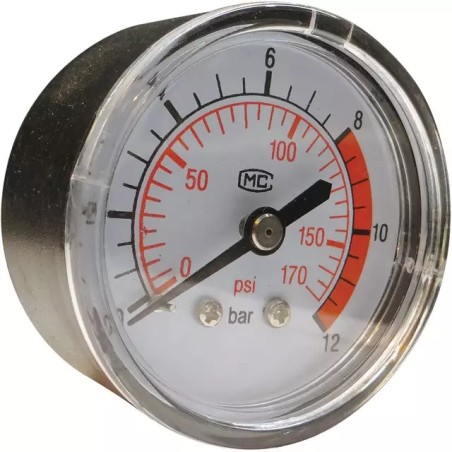 MANOMETRE Ø 42 MM 12 BAR POUR COMPRESSEUR 50 - ref. 1940260 | TP Agri