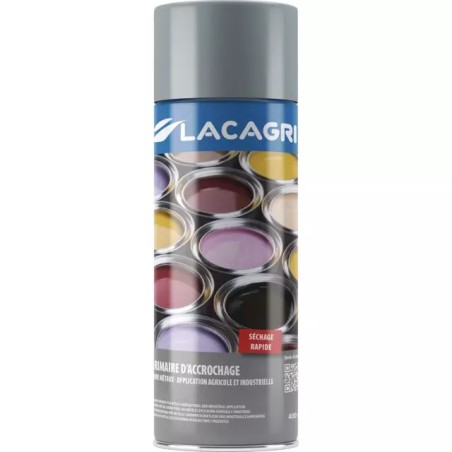 PEINTURE PRIMAIRE GRIS AEROSOL 400ML LACAGRI - ref. 237598 | TP Agri