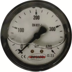 MANOMETRE 400 BAR POSTERIEUR M1/4 BLISTER - ref. 3522134 | TP Agri
