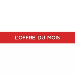 BANDEAU PVC MAGNETIQUE L'OFFRE DU MOIS ROUGE - ref. 9031300 | TP Agri