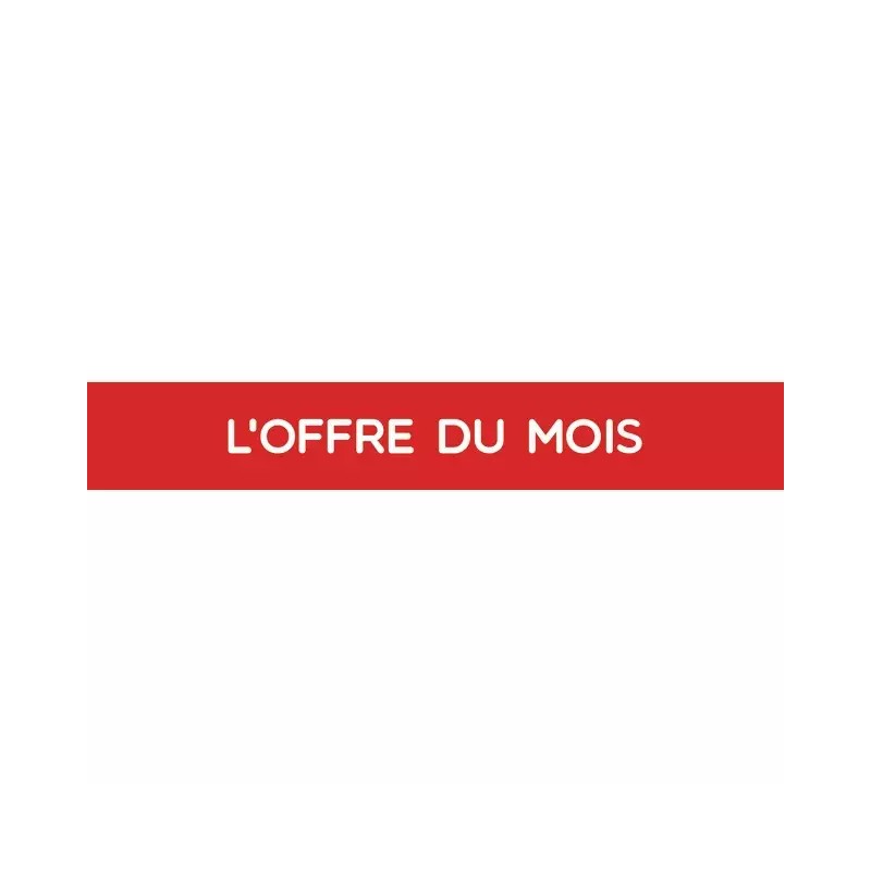 BANDEAU PVC MAGNETIQUE L'OFFRE DU MOIS ROUGE - ref. 9031300 | TP Agri