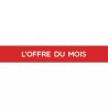 BANDEAU PVC MAGNETIQUE L'OFFRE DU MOIS ROUGE - ref. 9031300 | TP Agri
