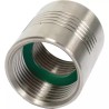 MAMELON INOX FEMELLE 1" BSP FEMELLE 1" BSP - ref. 252791 | TP Agri