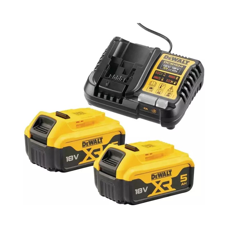 PACK 2 BATTERIES XR 18V 5AH LI-ION + CHARGEUR - ref. 1943201 | TP Agri