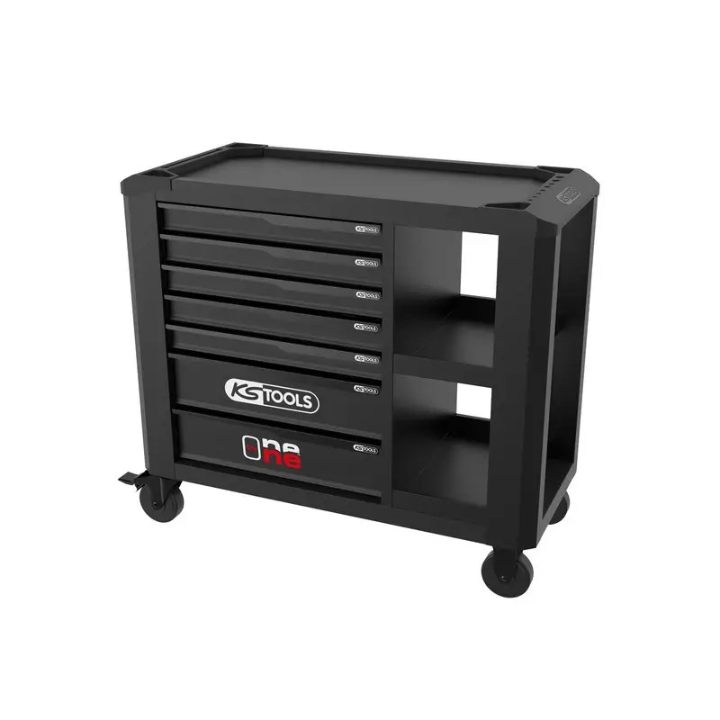 SERVANTE ONE BY ONE 7 TIROIRS AVEC ETAGERE - ref. KS8230017F | TP Agri