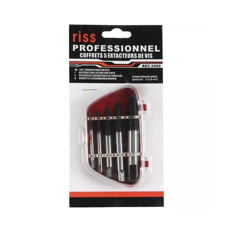 EXTRACTEURS DE GOUJOUS DE 3 A 18 MM JEU DE 5 - ref. 1923375 | TP Agri