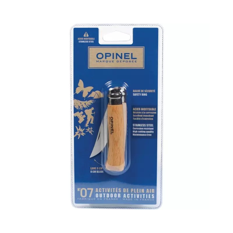 COUTEAU LAME ACIER INOXYDABLE N°7 BLISTER OPIN - ref. 258806 | TP Agri