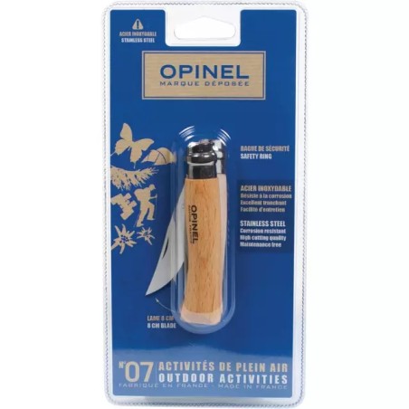 COUTEAU LAME ACIER INOXYDABLE N°7 BLISTER OPIN - ref. 258806 | TP Agri